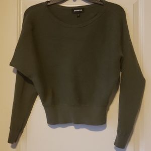 Express Green Dolman Sweater